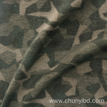 Recycled 100%Polyester Soft Handfeeling Disruptive Pattern Aop Polar Fleece Fabric for Garments Military Suits